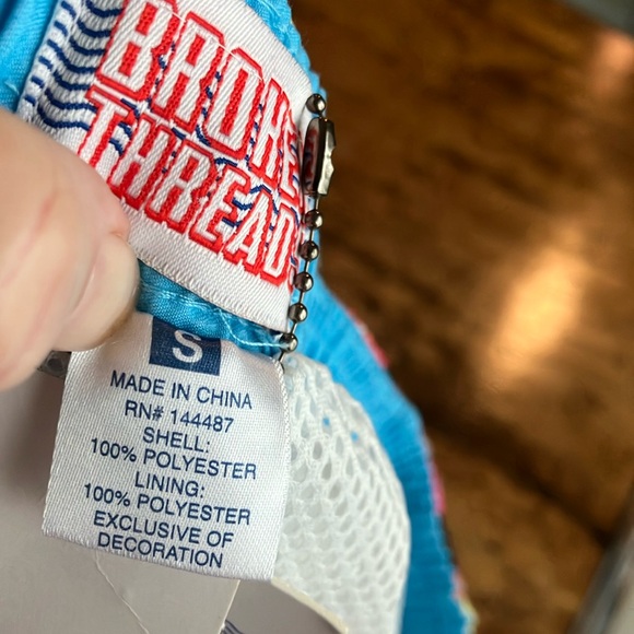 Tie-Dye Swim Trunks with side pockets. - Picture 7 of 8